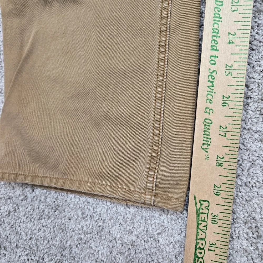 Polo Ralph Lauren‎ 867 Classic 5 Pocket tan Pants Distressed vintage Men's 32x32